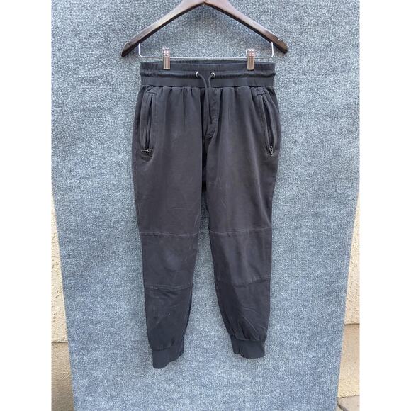 Caliville Pants Mens Large Black Joggers Drawstring Athletic Lightweight Pockets - Picture 1 of 7